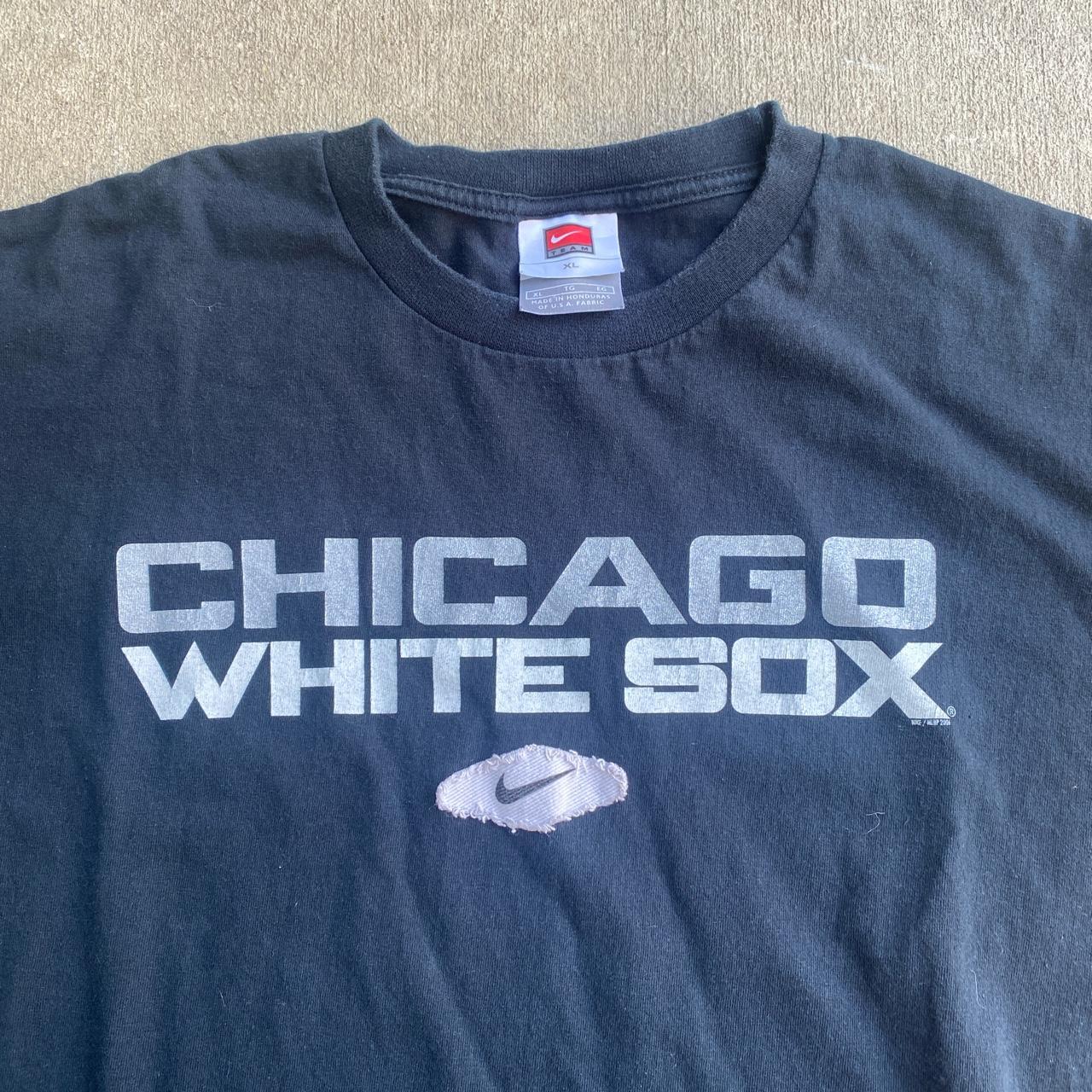 Vintage 2000s Y2K Chicago White Sox Nike Center - Depop