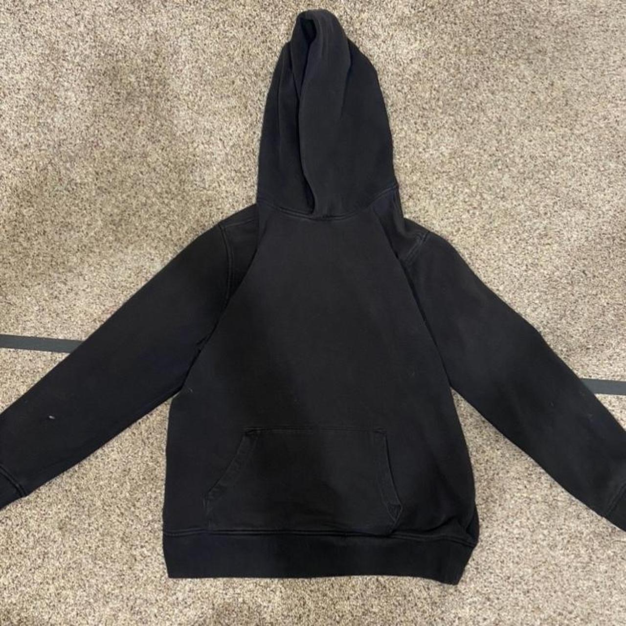 Gap plain black hoodie #gap#black#large tall#... - Depop