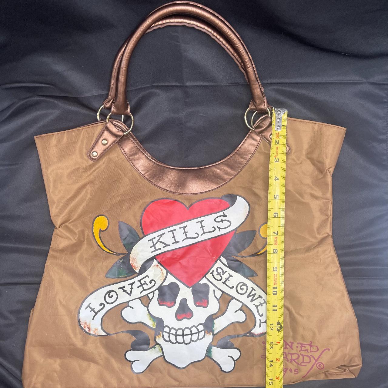 Ed hardy love kills slowly online purse