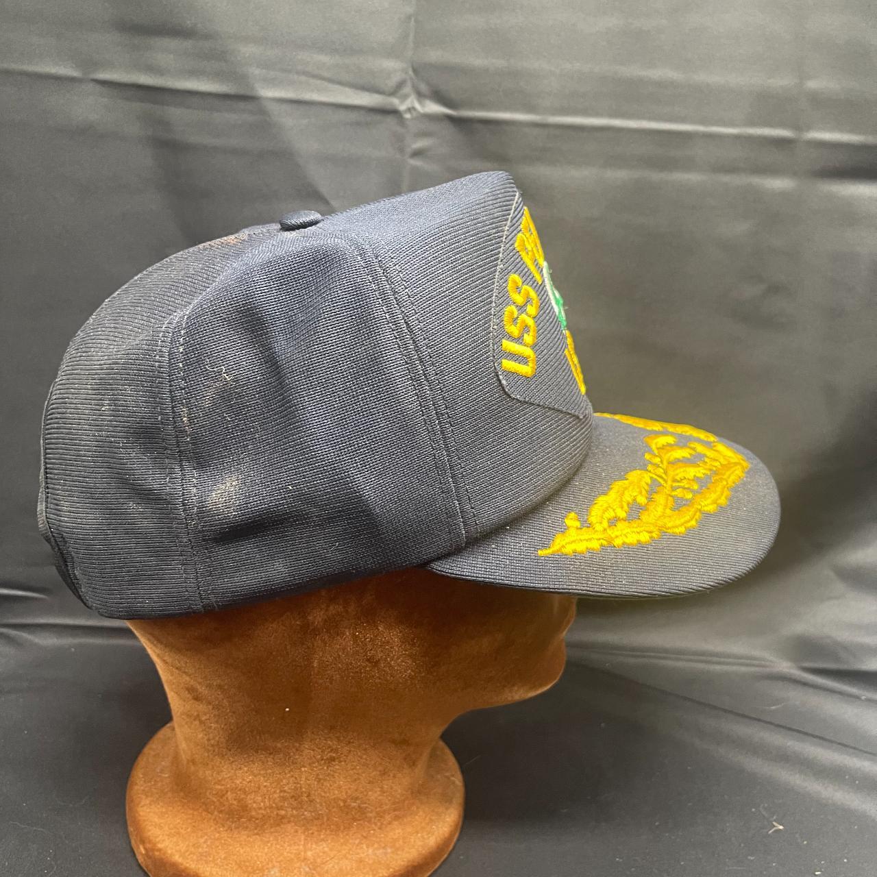 Vintage USS Pensacola LSO-38 Canvas Snapback Cap US...