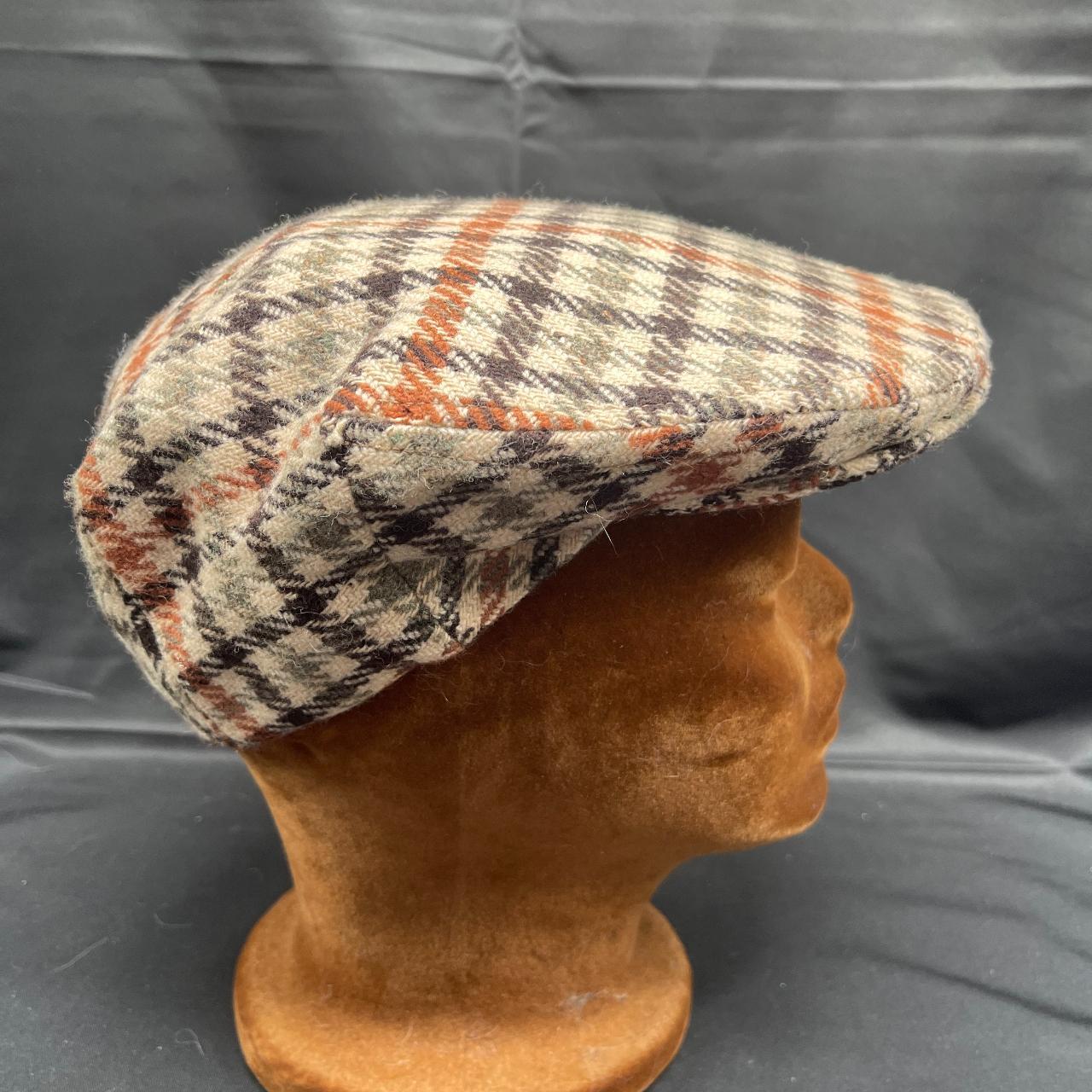 Vintage Jonathan Richard Tweed News Boy Cap Size 7... - Depop