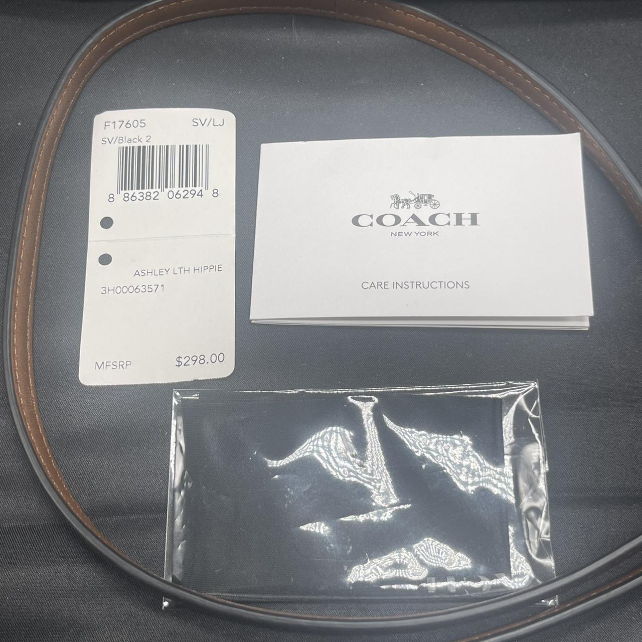 Coach Ashley F17605 Shoulder Bag in White & Silver