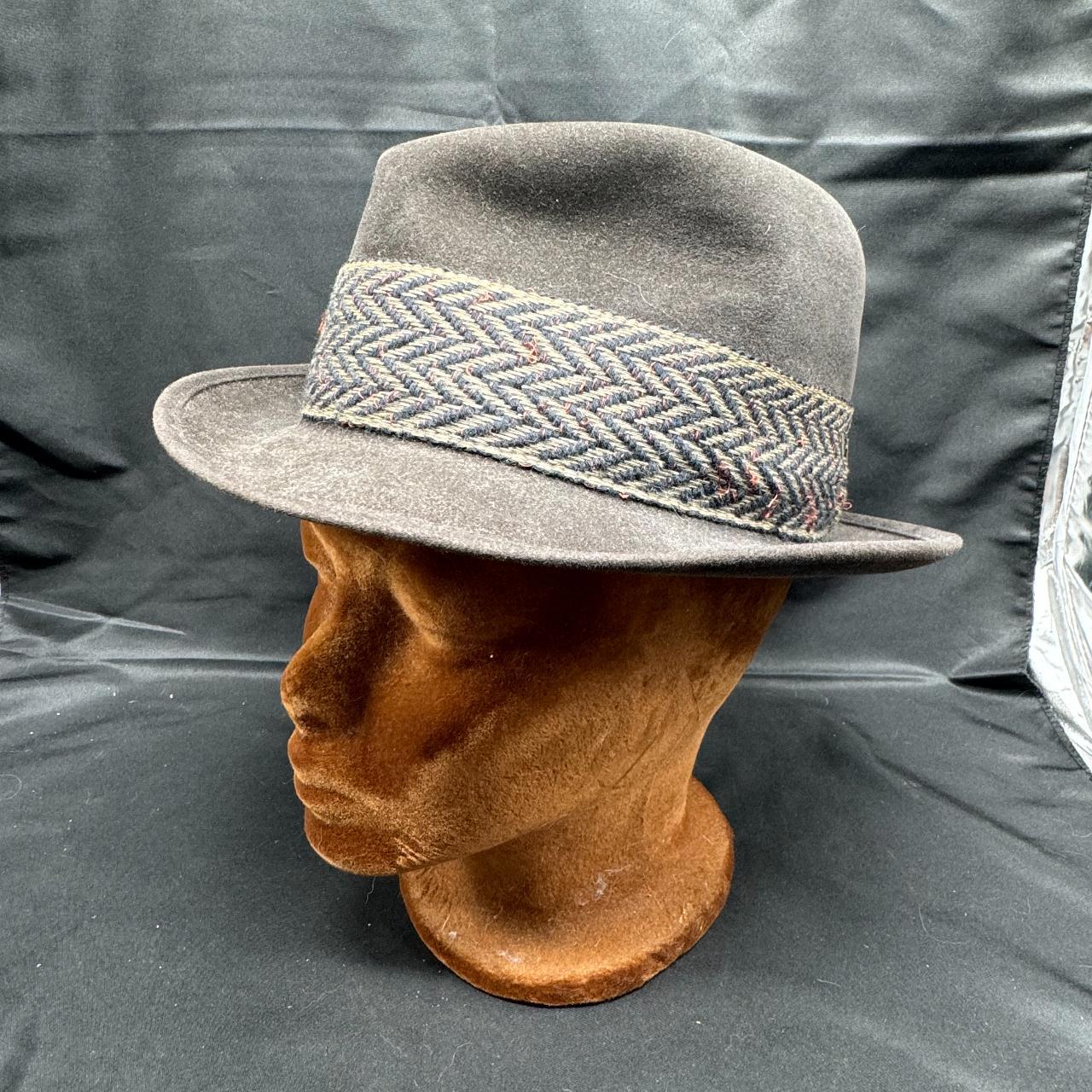 Vintage Grey Stetson 3X Beaver Felt Quality with. Depop