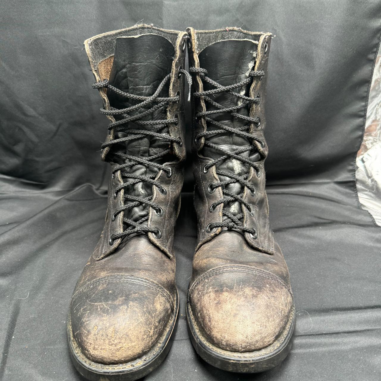 Vintage Biltrite ANSI Z41.1-1967 75 Men US Combat... - Depop