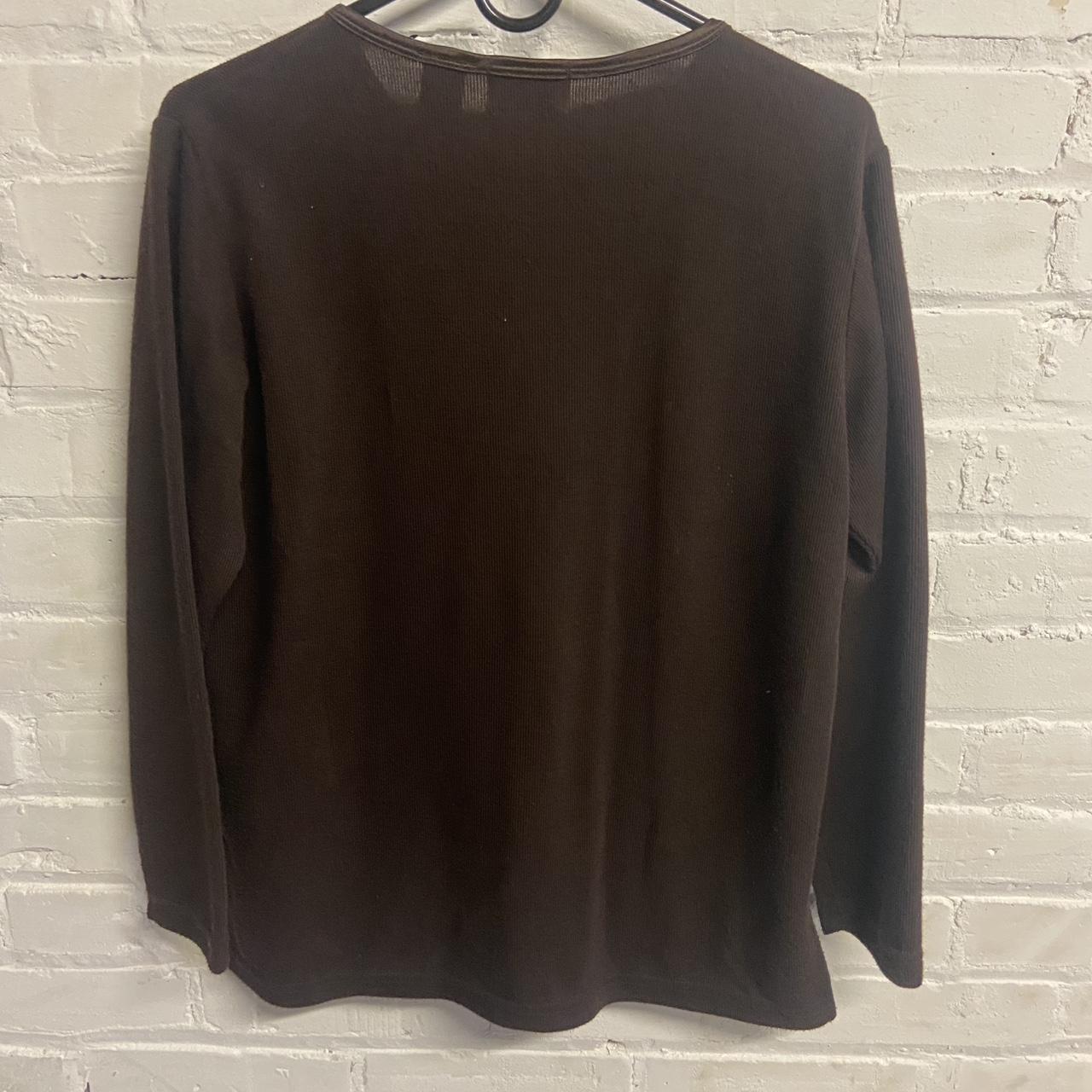 Basic Editions Women's Shirt - Brown - M – BASIC … - image 3