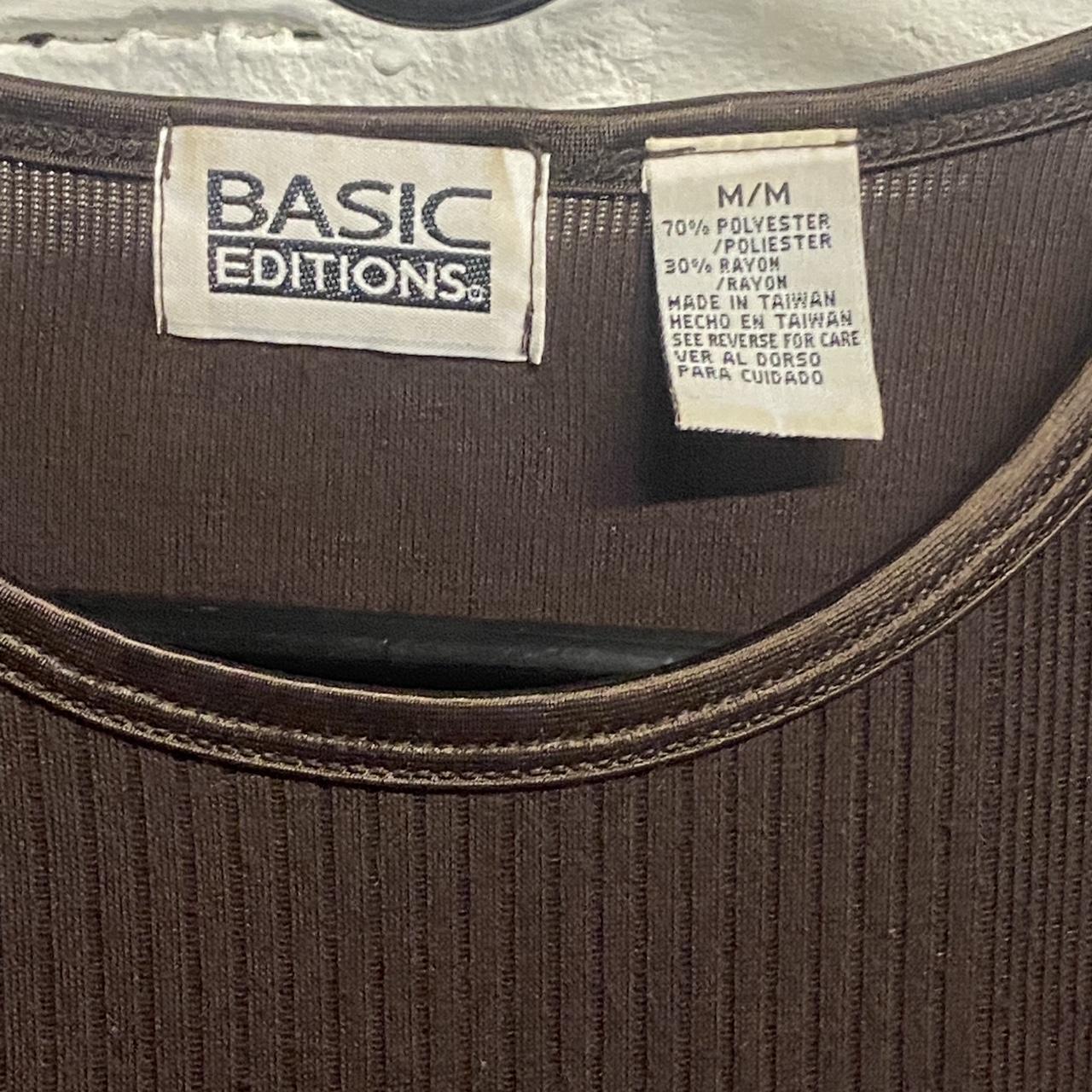 Basic Editions Women's Shirt - Brown - M – BASIC … - image 2