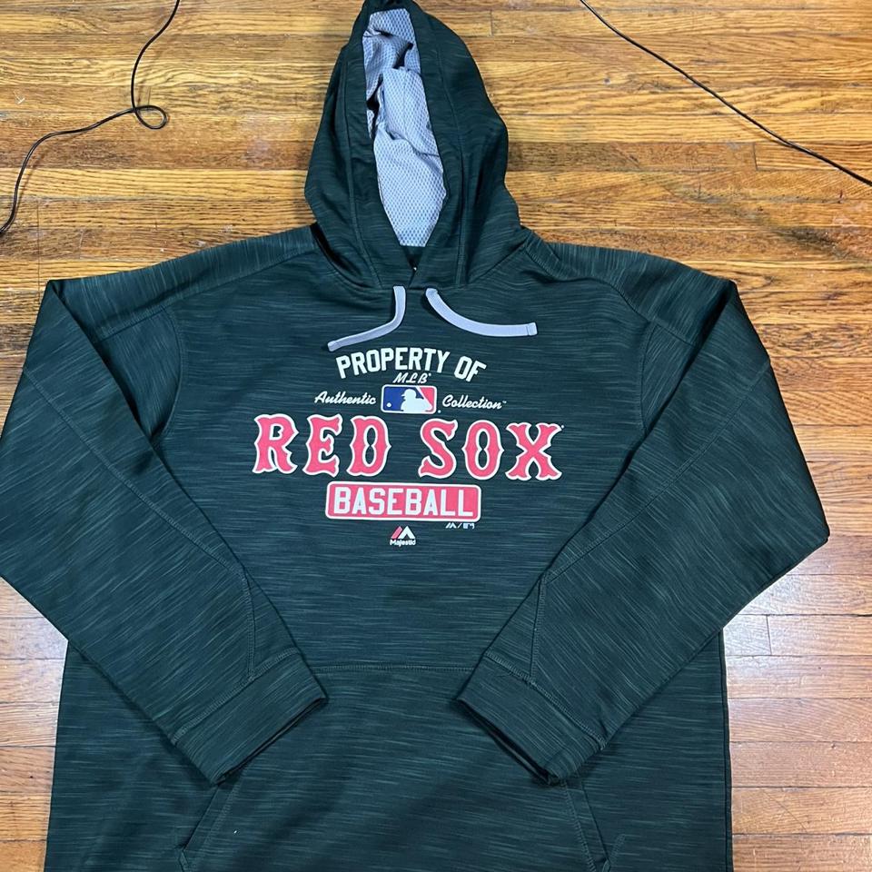 3/4 zip pullover Boston Red Sox baseball team - Depop