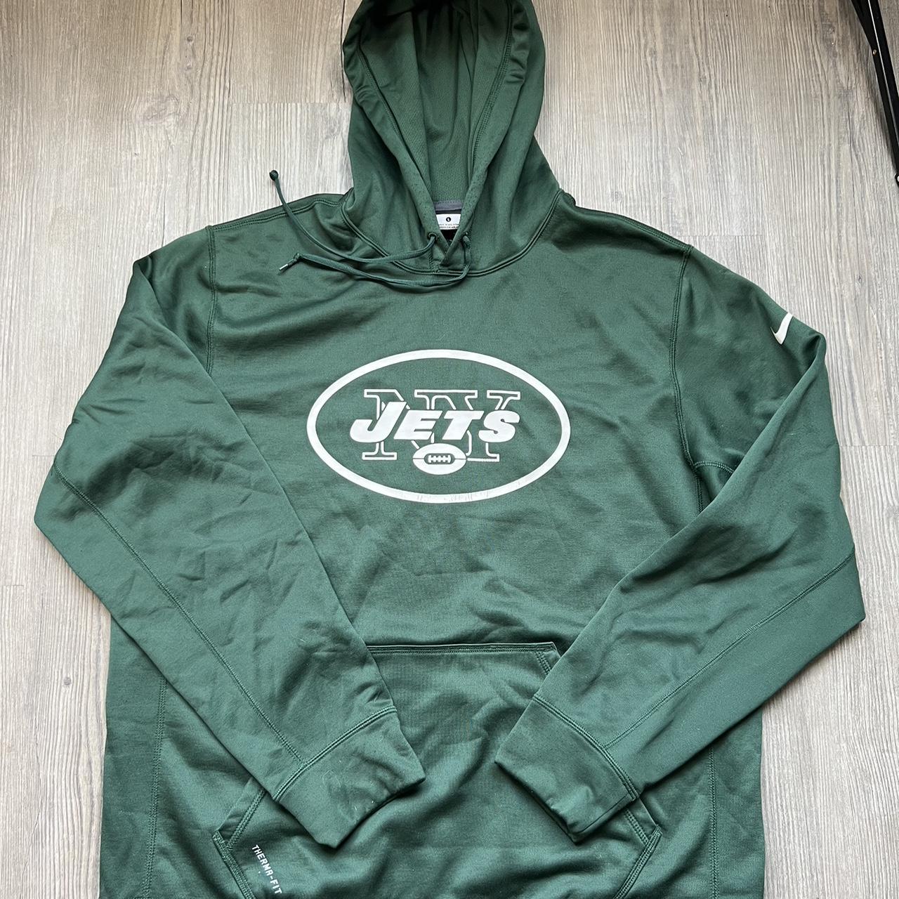 Nike New York Jets Hoodie Mens Size Small Therma-fit