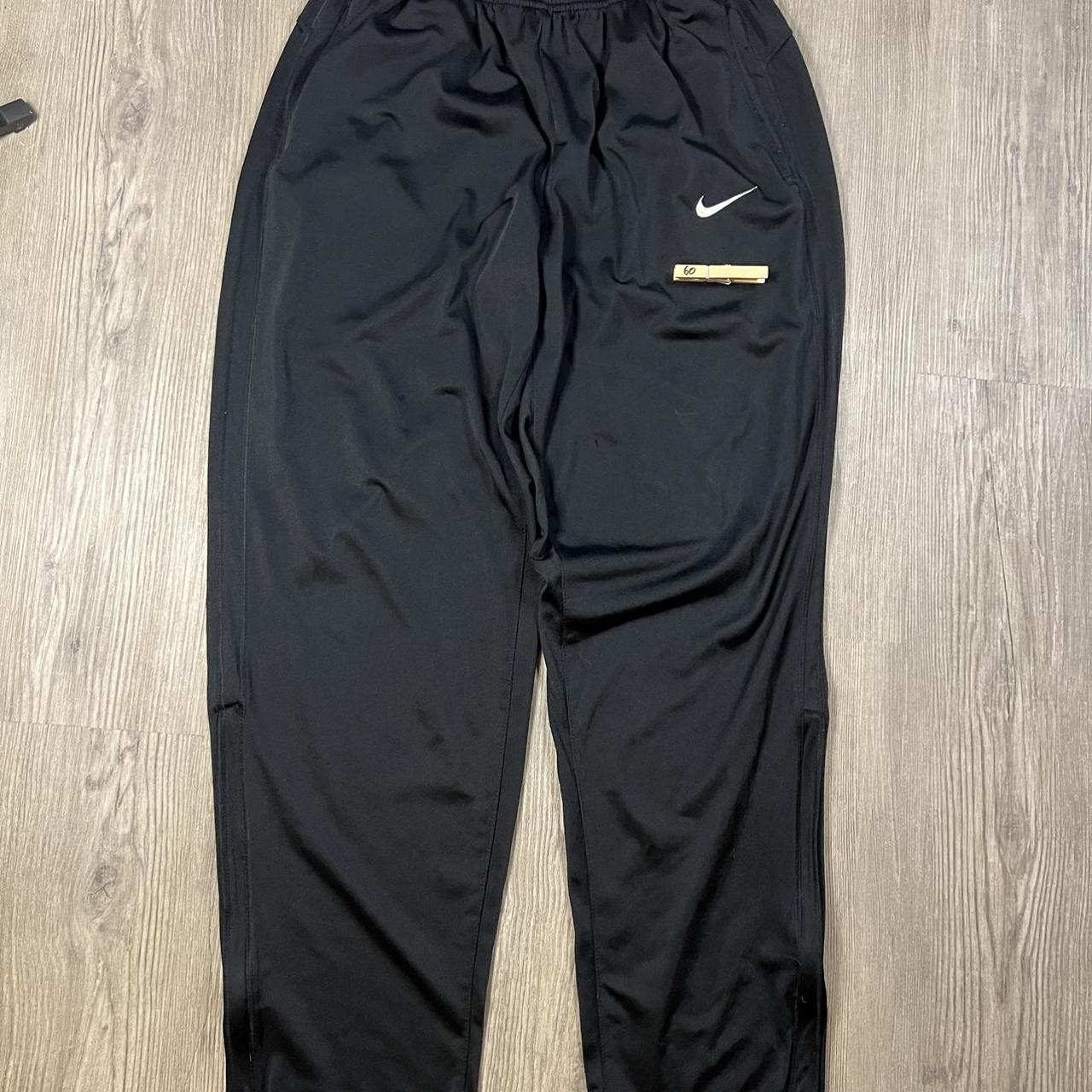 Vintage Nike Y2K, black men's track pants,... - Depop