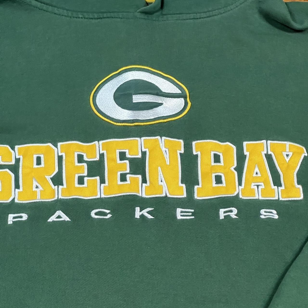 NFL fan apparel Green Bay packers mens green hooded - Depop