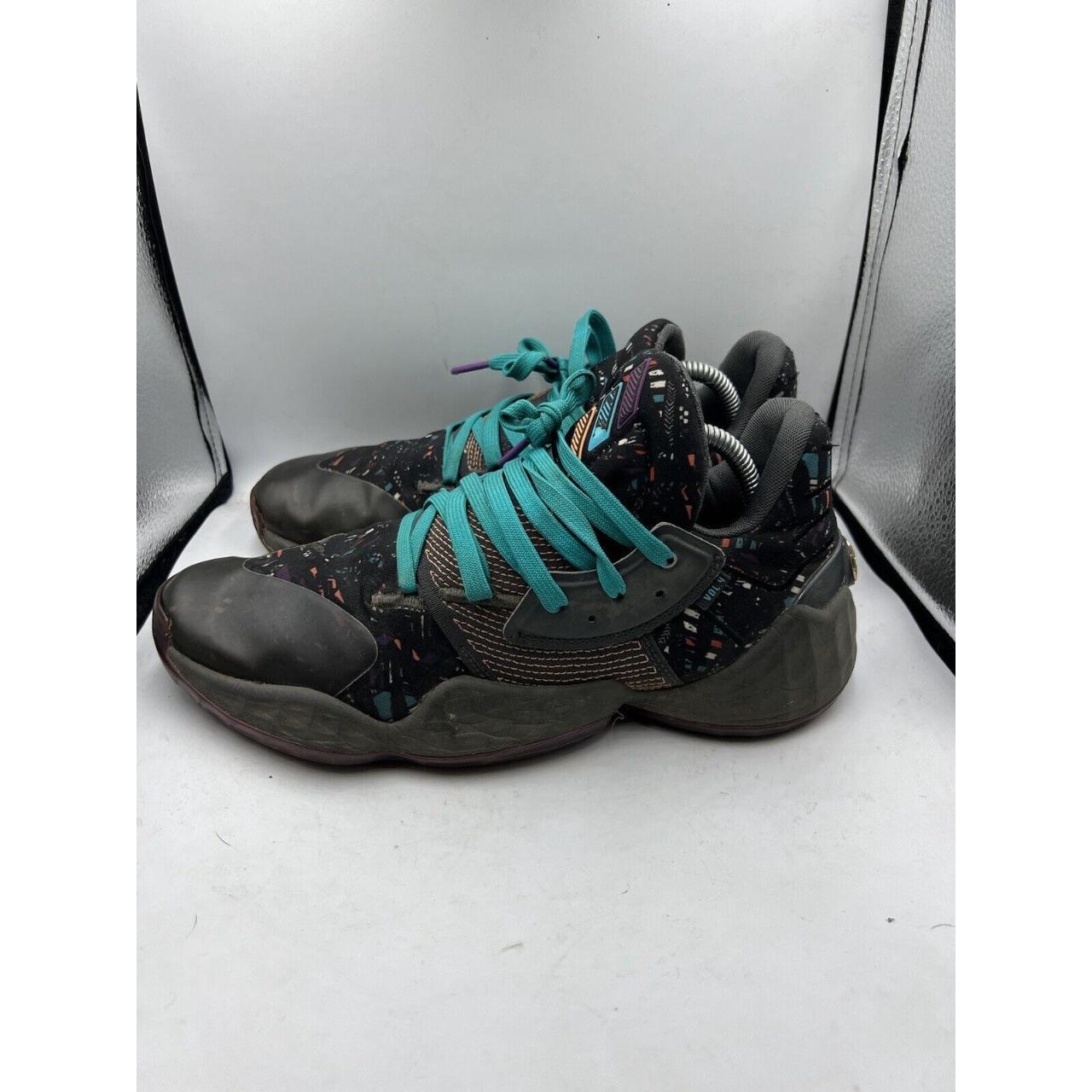  adidas Harden Vol. 4 Shoes Men's, Black, Size 4