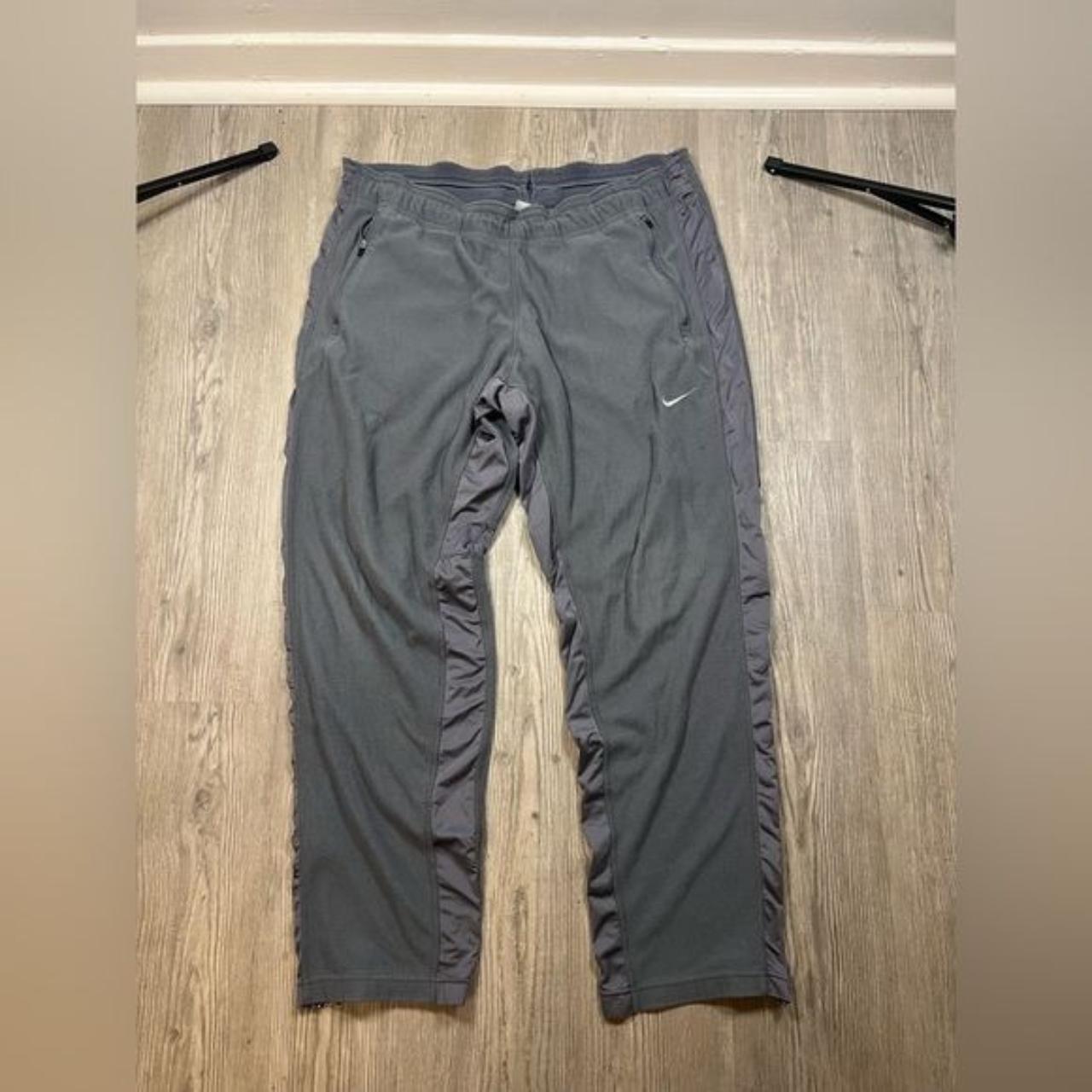 mens nike sweatpants gray
