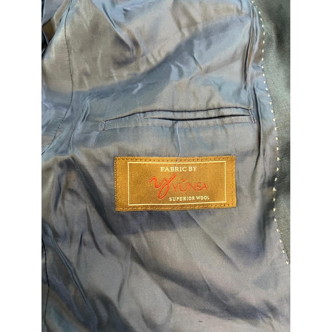 Preloved Men's Tailored jacket - Blue – Pour Nomm… - image 4