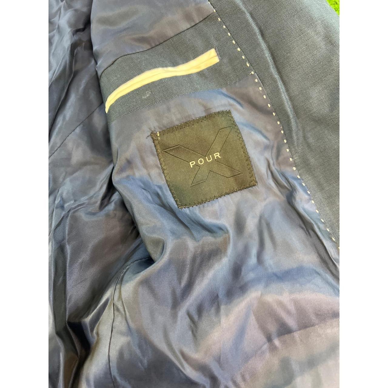 Preloved Men's Tailored jacket - Blue – Pour Nomm… - image 5