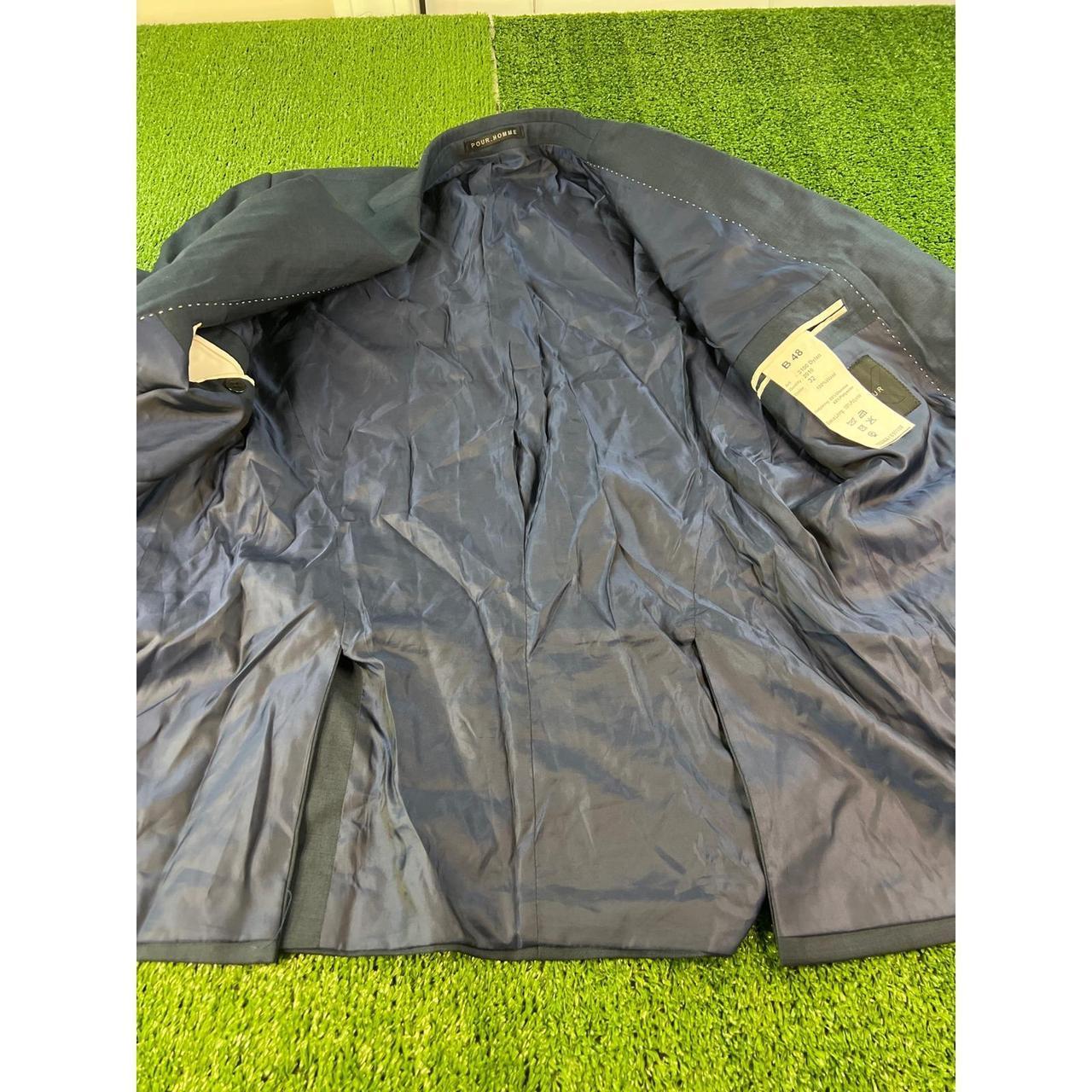 Preloved Men's Tailored jacket - Blue – Pour Nomm… - image 7