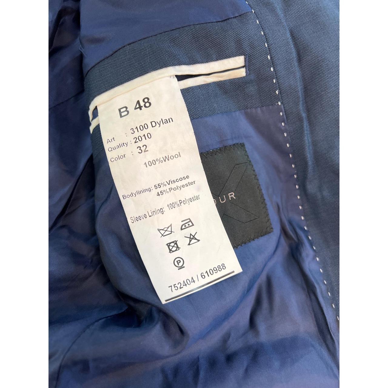 Preloved Men's Tailored jacket - Blue – Pour Nomm… - image 6
