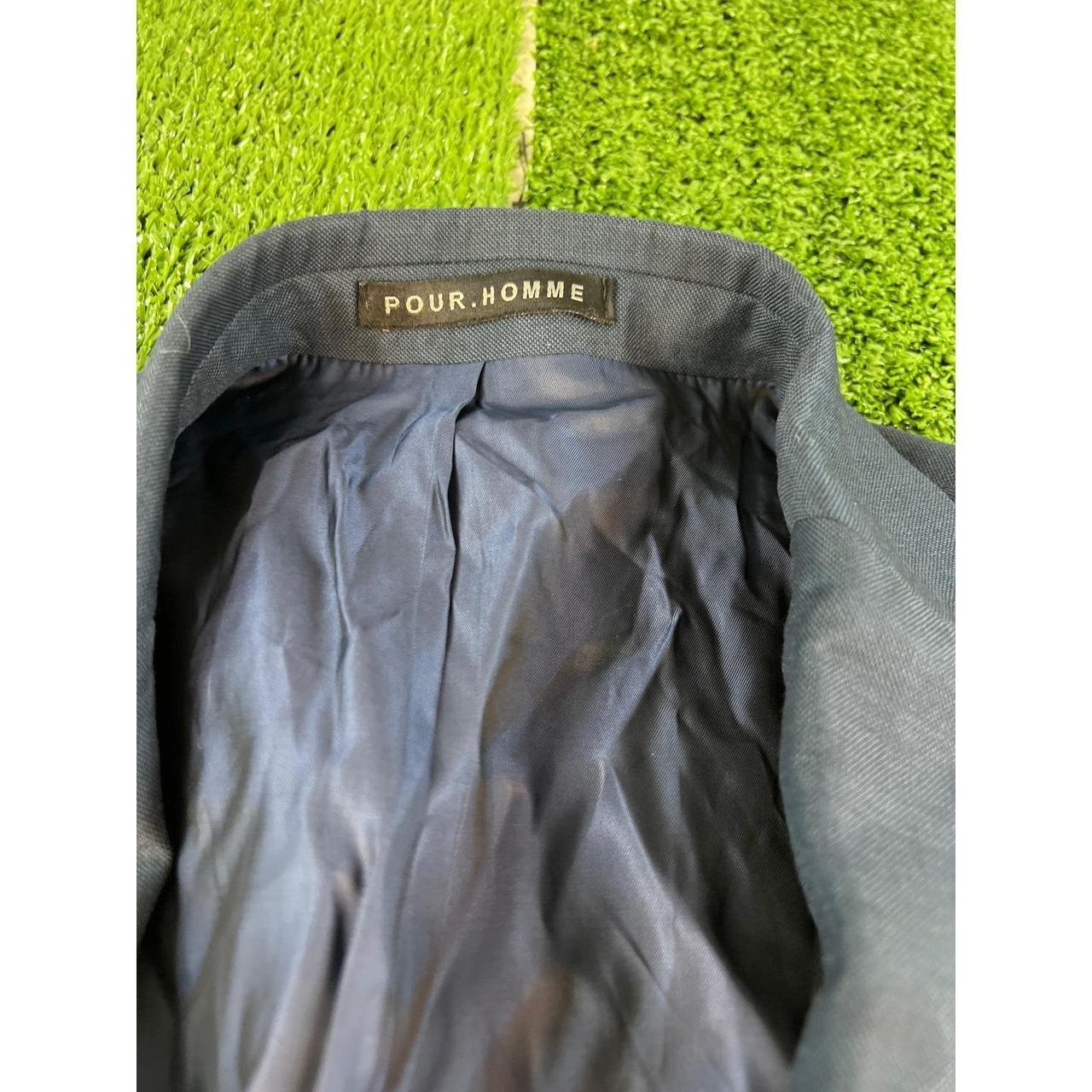 Preloved Men's Tailored jacket - Blue – Pour Nomm… - image 2