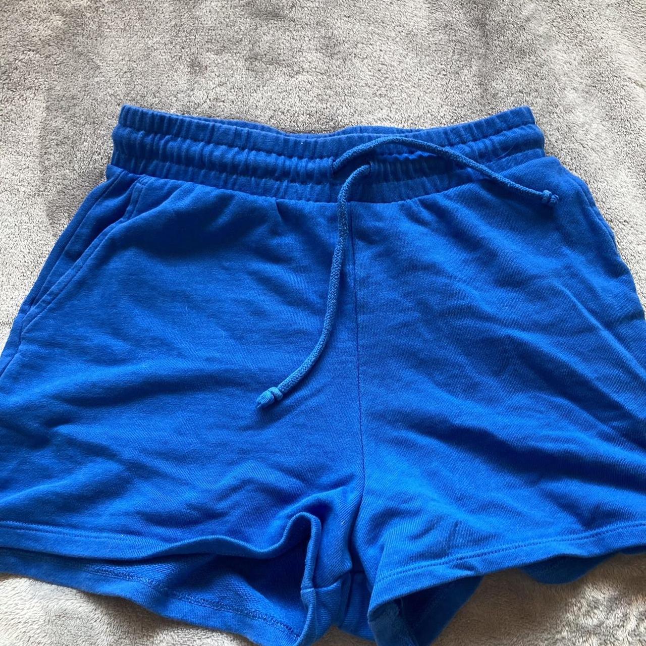 BLUE ZARA SHORTS 💙 very flattering blue shorts,... - Depop