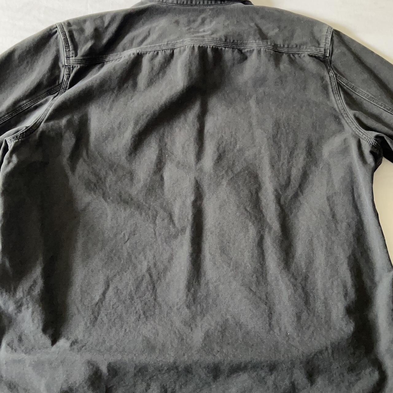 XXL Light Black Denim T-Shirt from American Eagle... - Depop