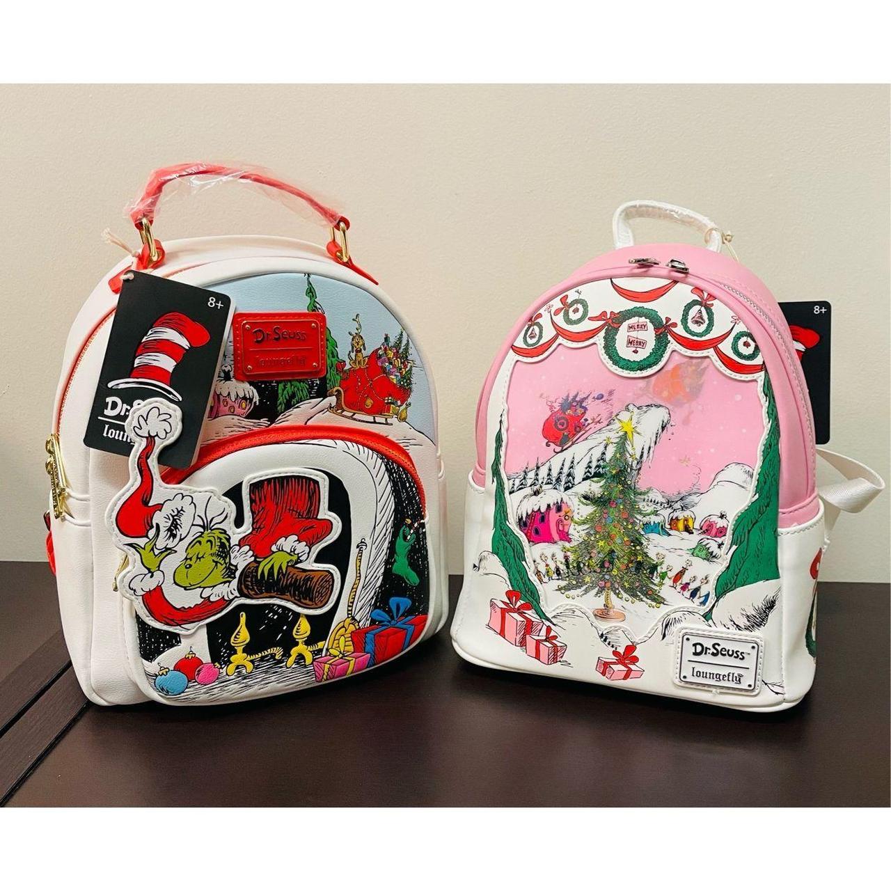 Loungefly Dr Seuss The Grinch Chimney Thief Backpack shops Christmas NEW