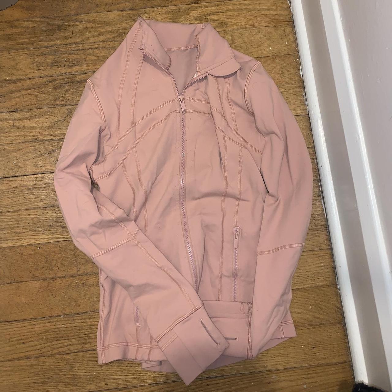 NEW Women Lululemon Hooded Define Jacket~ Size6~ Nulu Pink Taupe