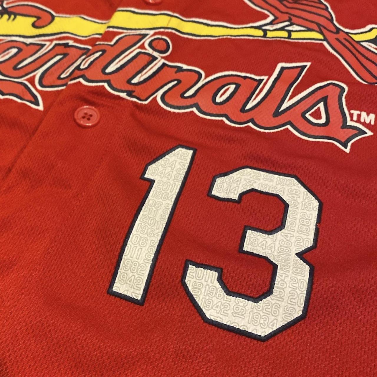 Vintage St. Louis Cardinals Basketball Jersey Sz XL 90s MLB