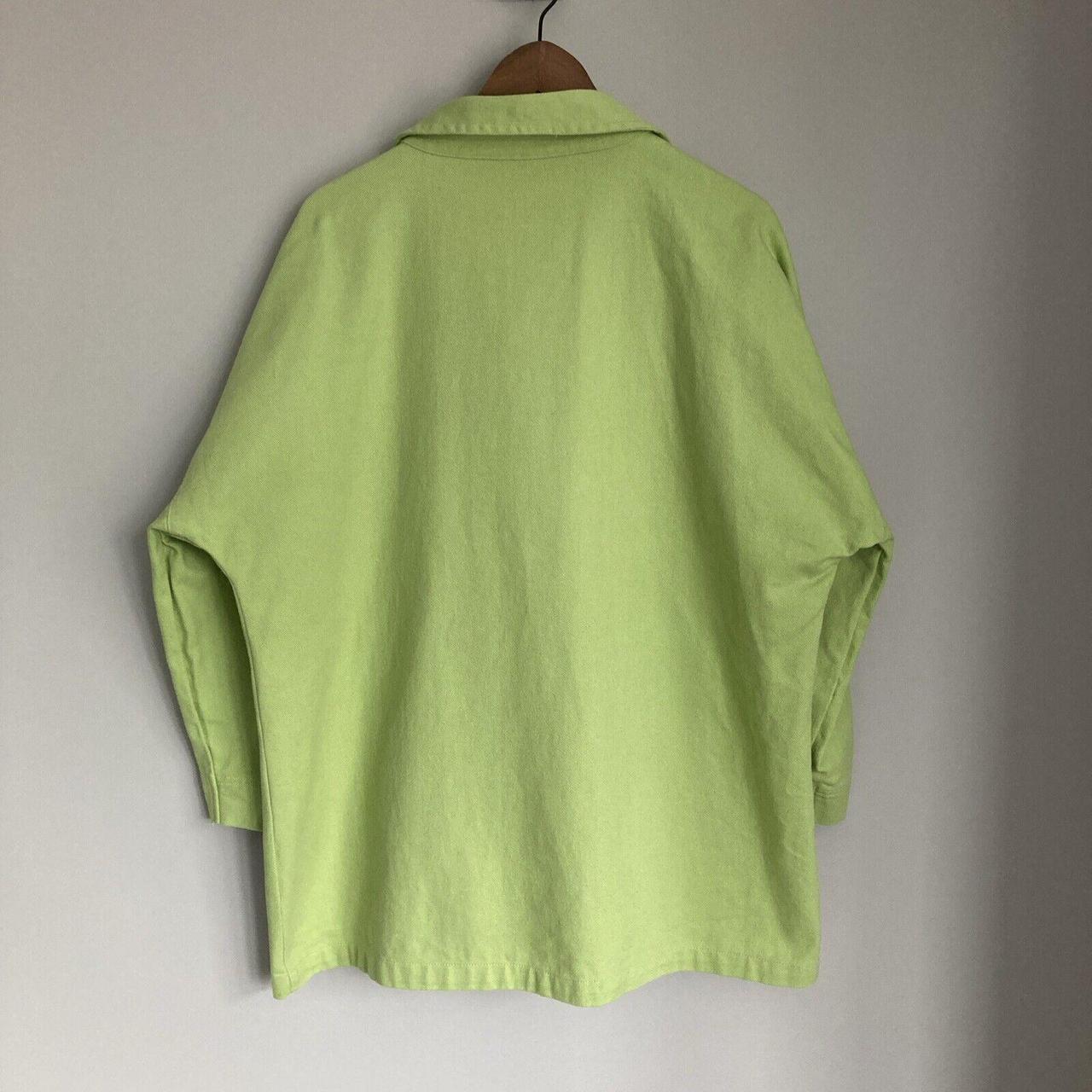 Lucy And Yak Canvas Olly Jacket Womens M Lime Green... Depop