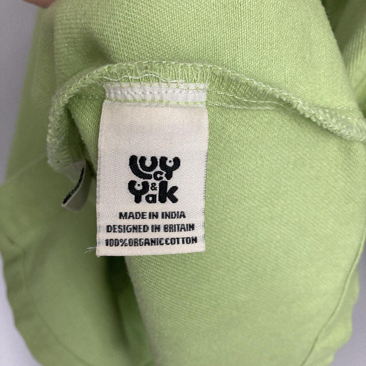 Lucy And Yak Canvas Olly Jacket Womens M Lime Green... Depop
