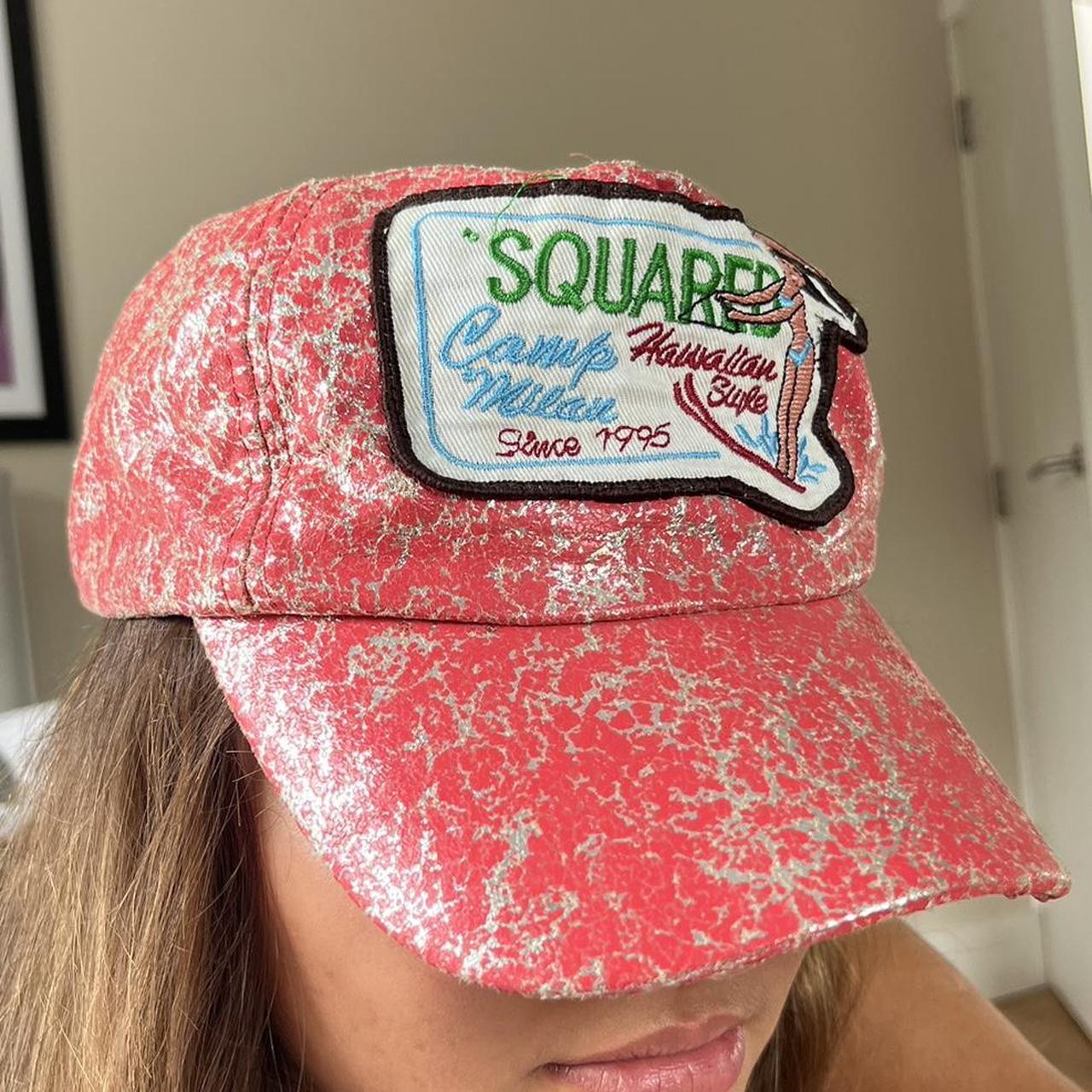 Pink dsquared2 cap online