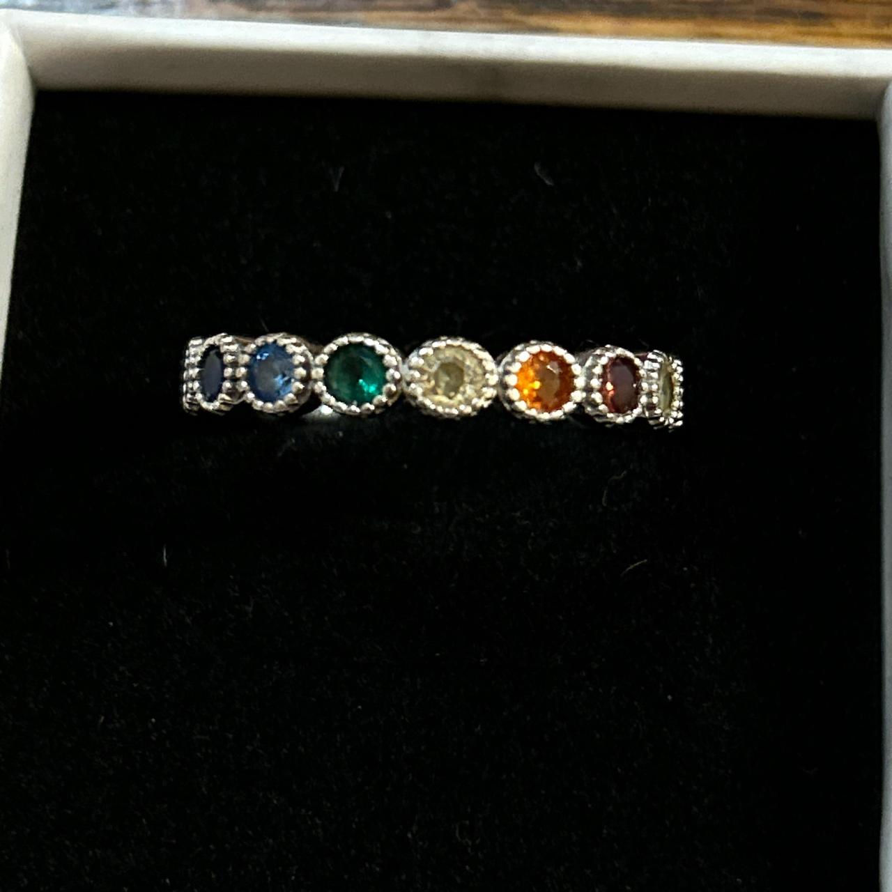 Women's Ring - Multi/Silver – *RING SIZE UPDATE* … - image 1