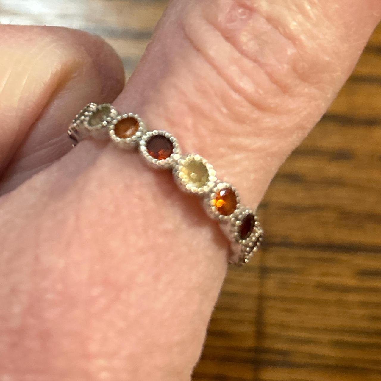 Women's Ring - Multi/Silver – *RING SIZE UPDATE* … - image 3