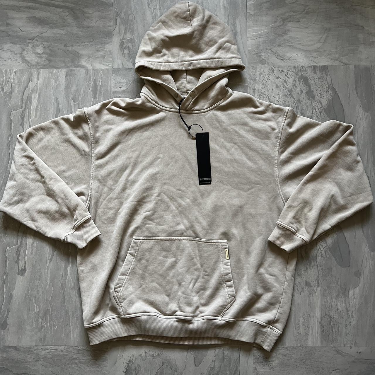 Represent blanks hoodie in cream brand new Size... Depop