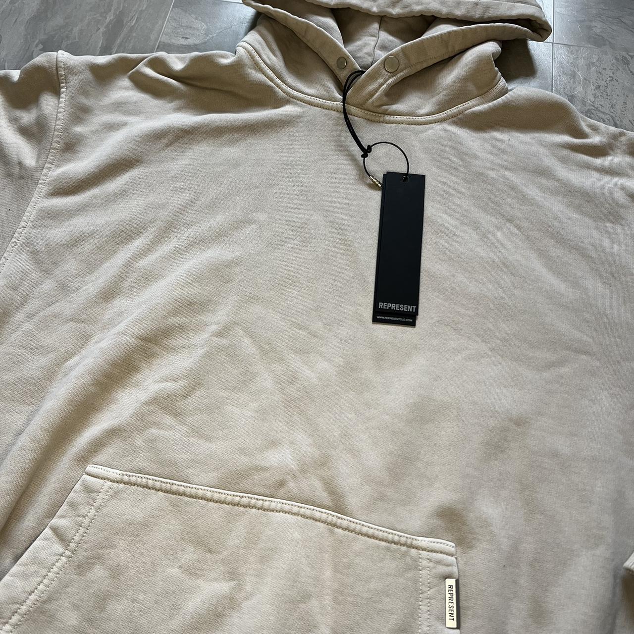 Represent blanks hoodie in cream brand new Size... Depop