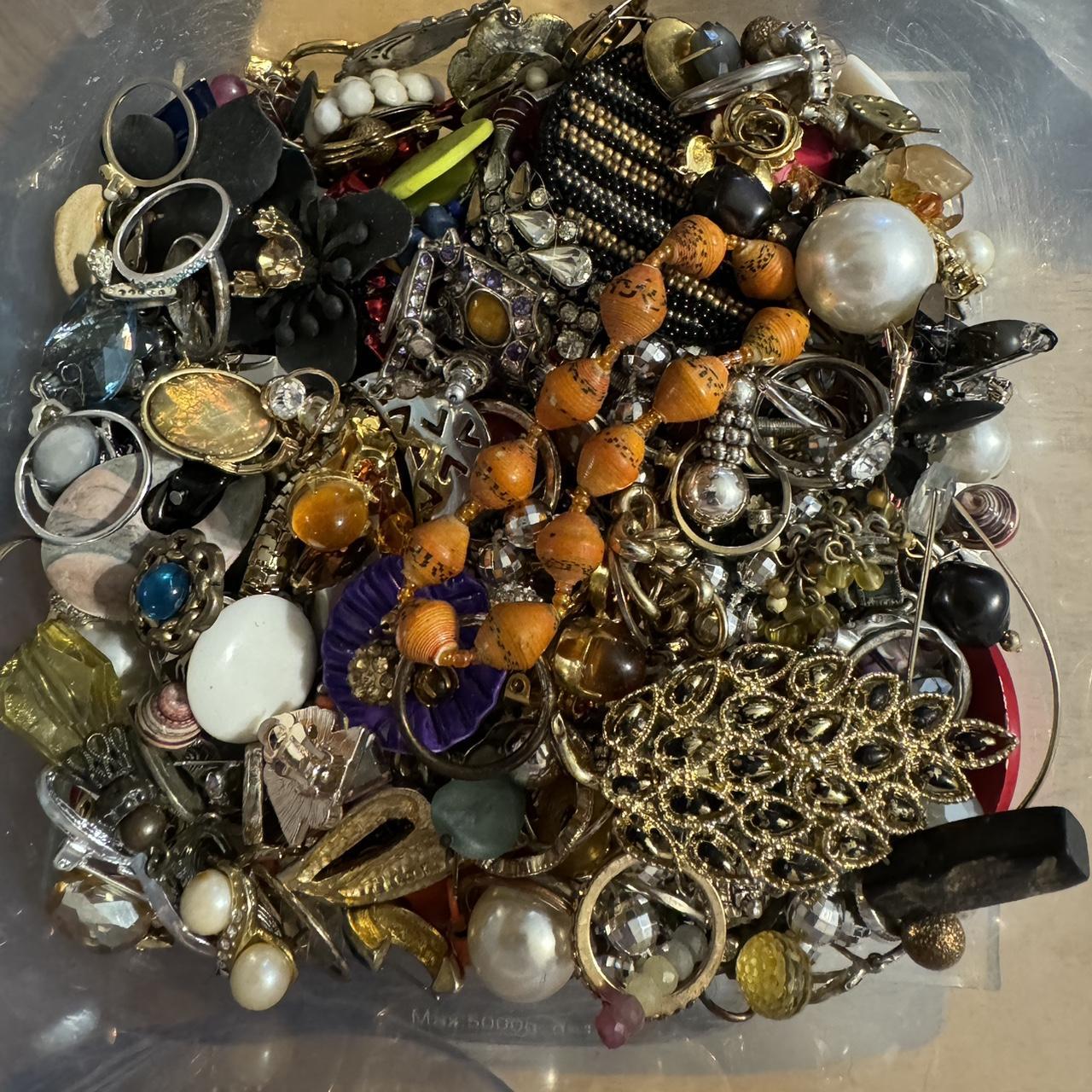 Hold for on sale Aileen - 21+ lb unsearched junk craft repurpose repair jewelry lot