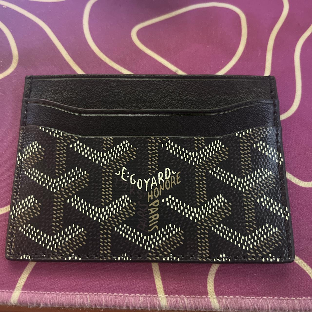 Black card holder never used #goyard - Depop