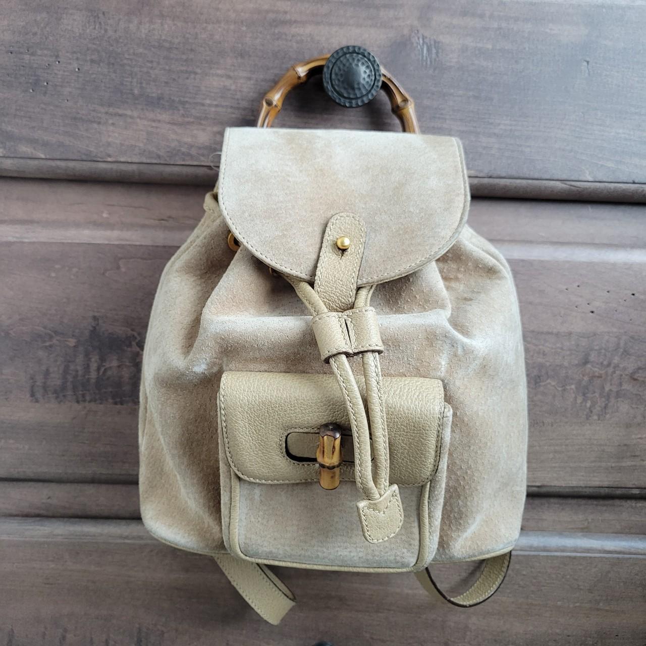 Gucci Bamboo Backpack Brown