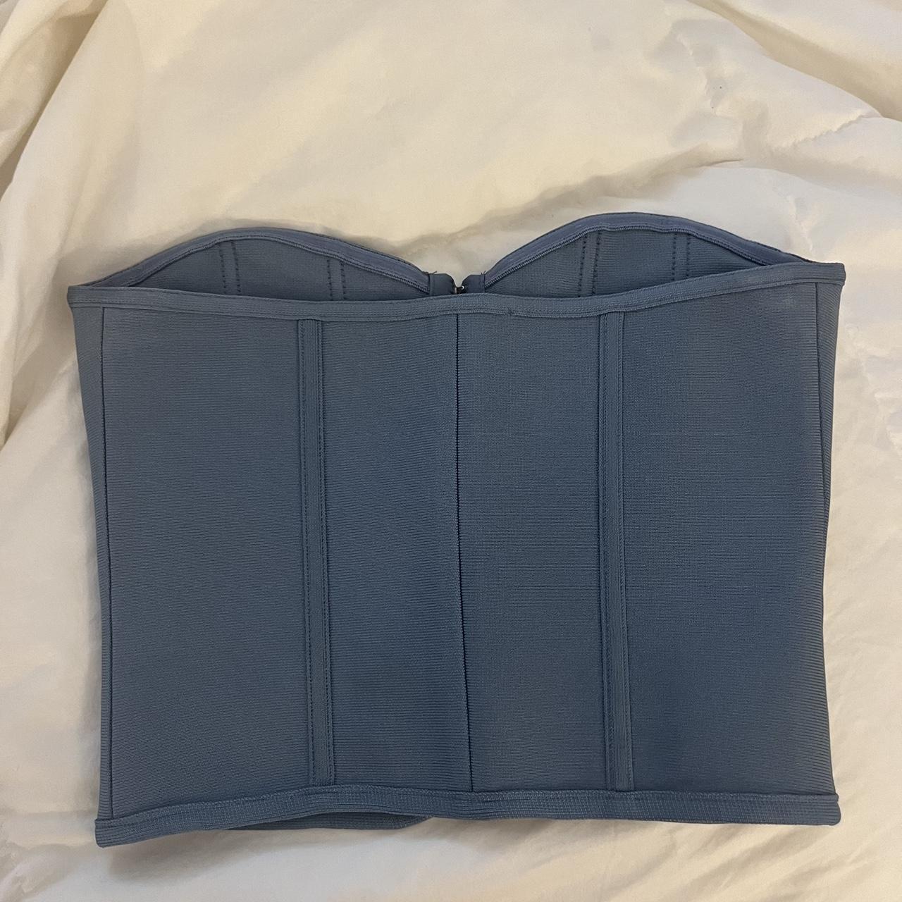 Selling this fab Blue corset from plt 💙 Size 8 - Depop