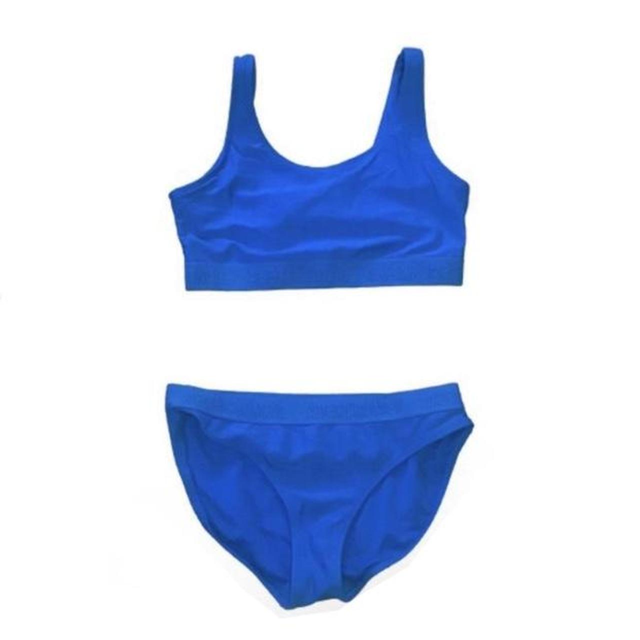 Abercrombie Kids Women's Blue Bikinis-and-tankini-sets | Depop