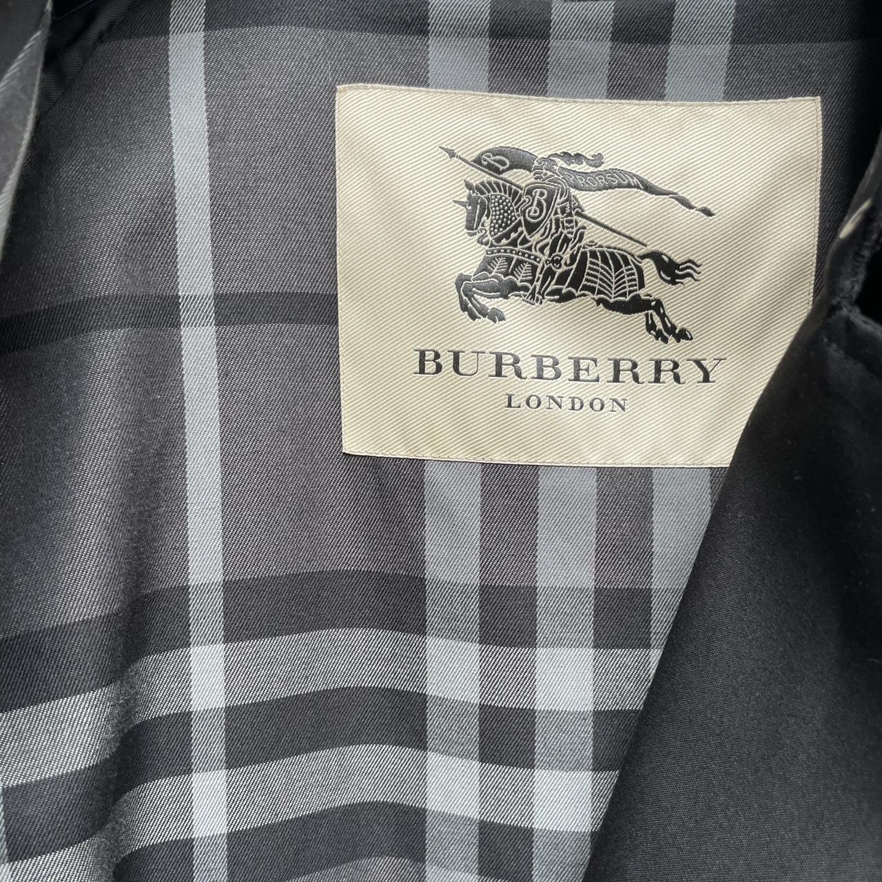 Burberry black trench coat mac Barely worn - like... - Depop