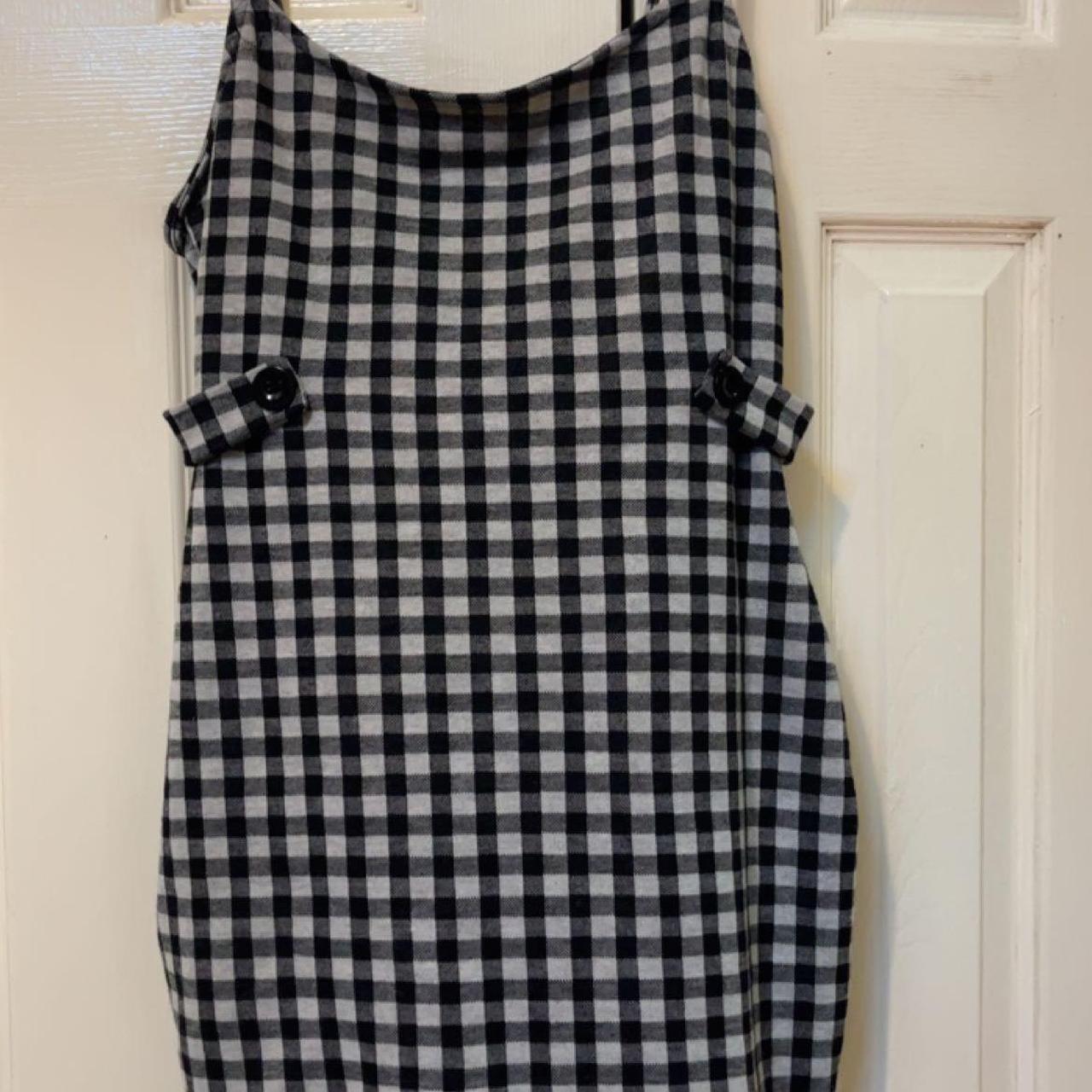 Women's Black and Grey Dress | Depop