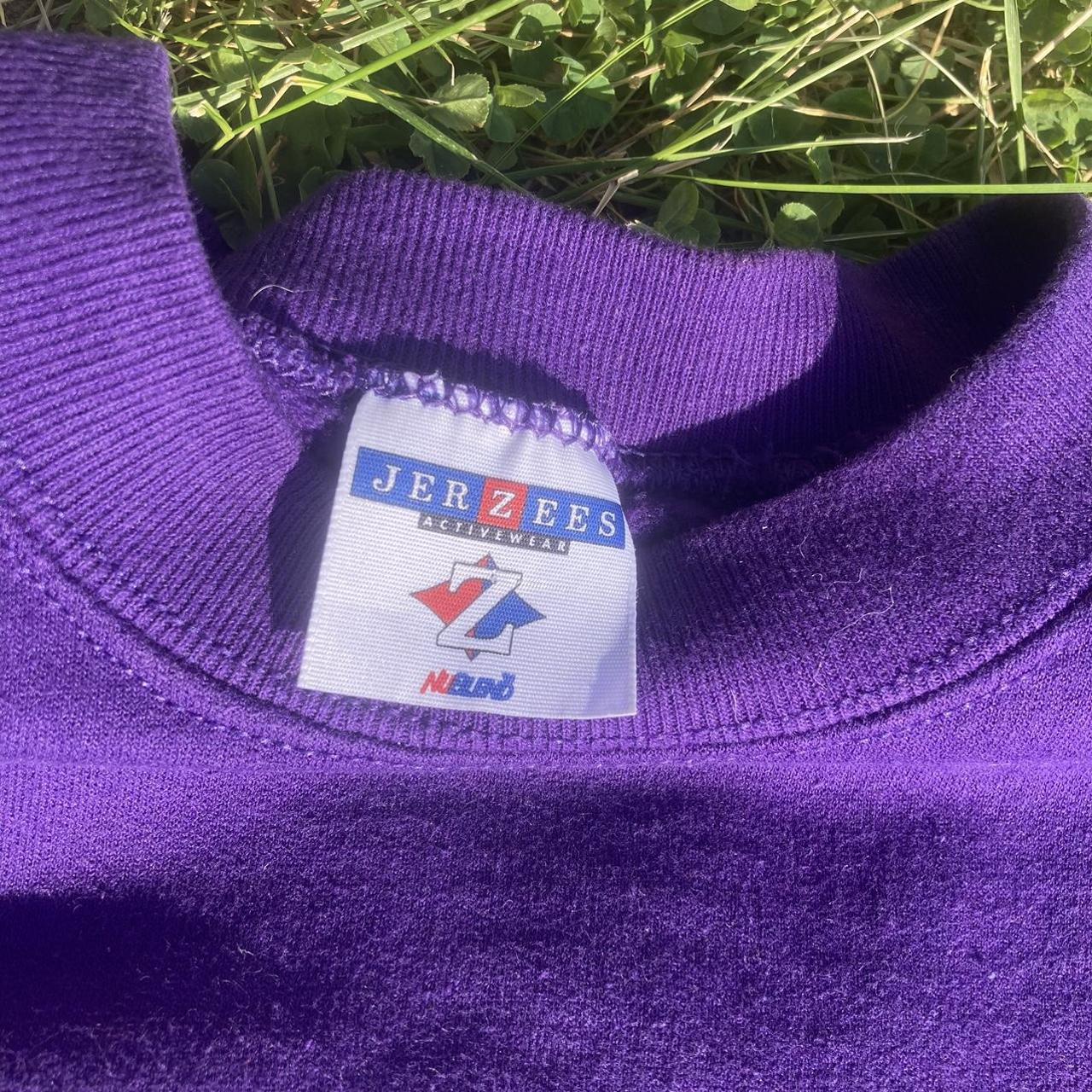 Early 2000s purple Oregon graphic nature sweatshirt... - Depop