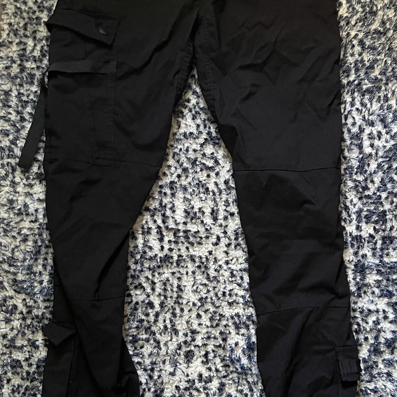 American Stitch Black tech pants from zumiez Size:... - Depop