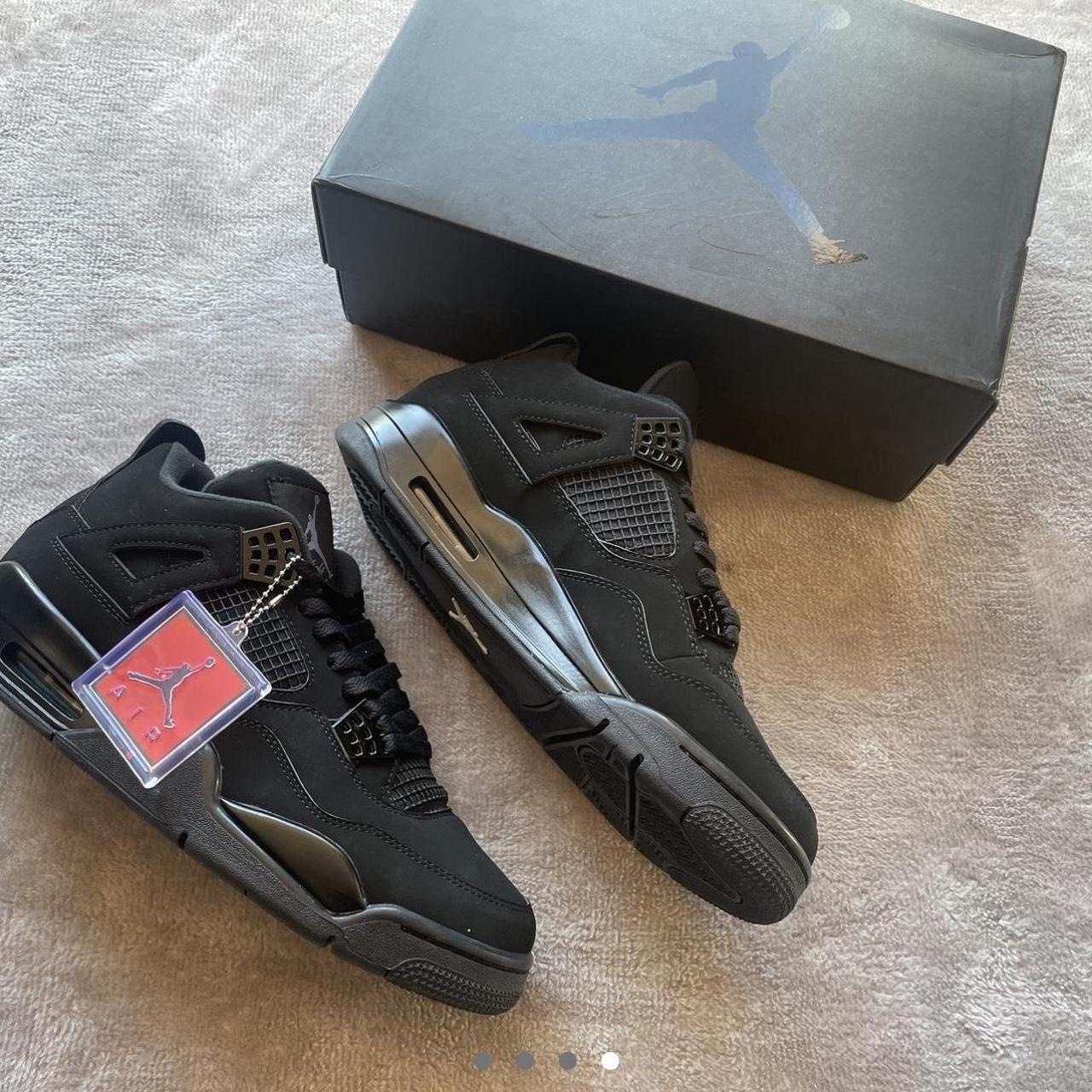black cats jordan 4 gs