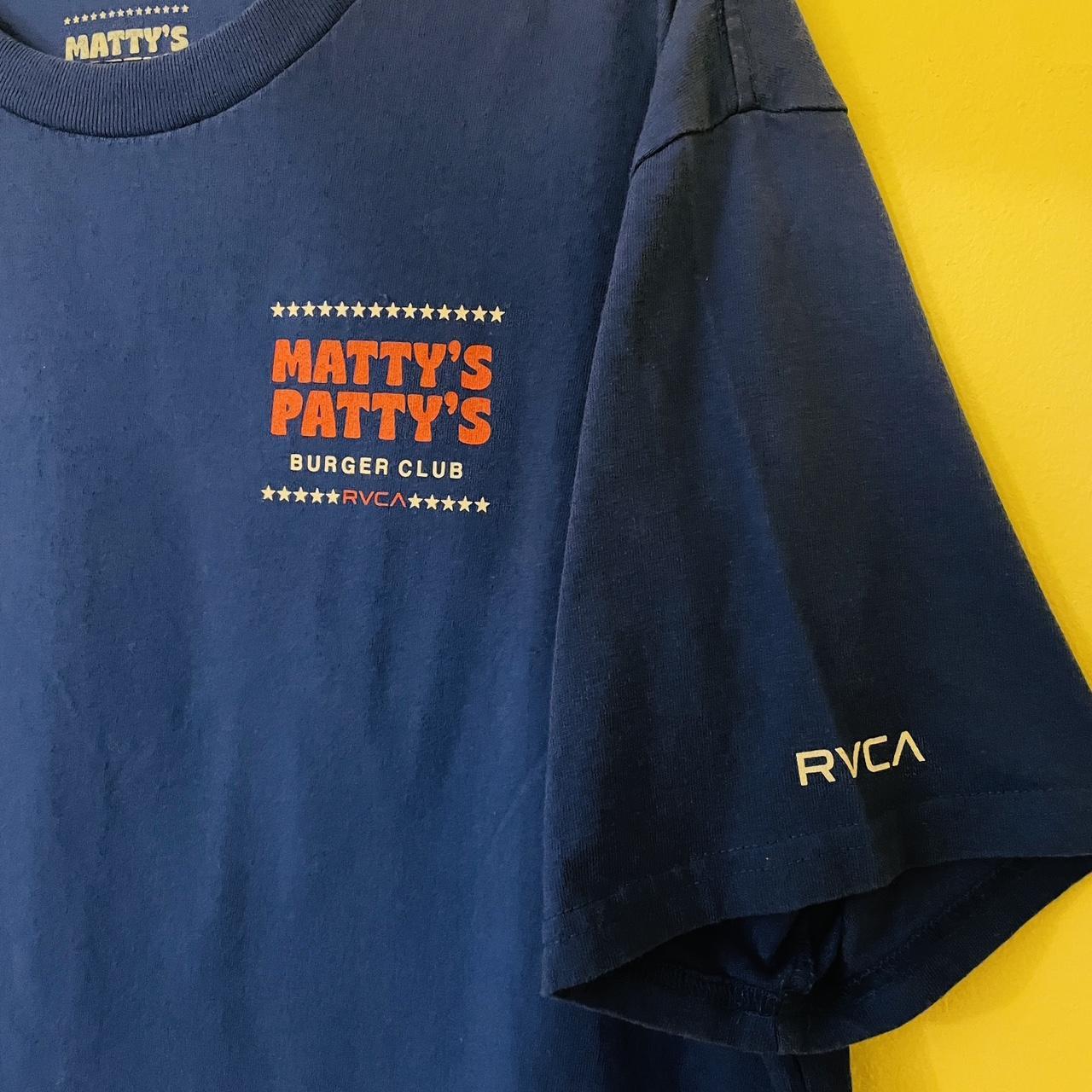 RVCA X Matty Matheson Mattys Pattys Burger Club T Depop