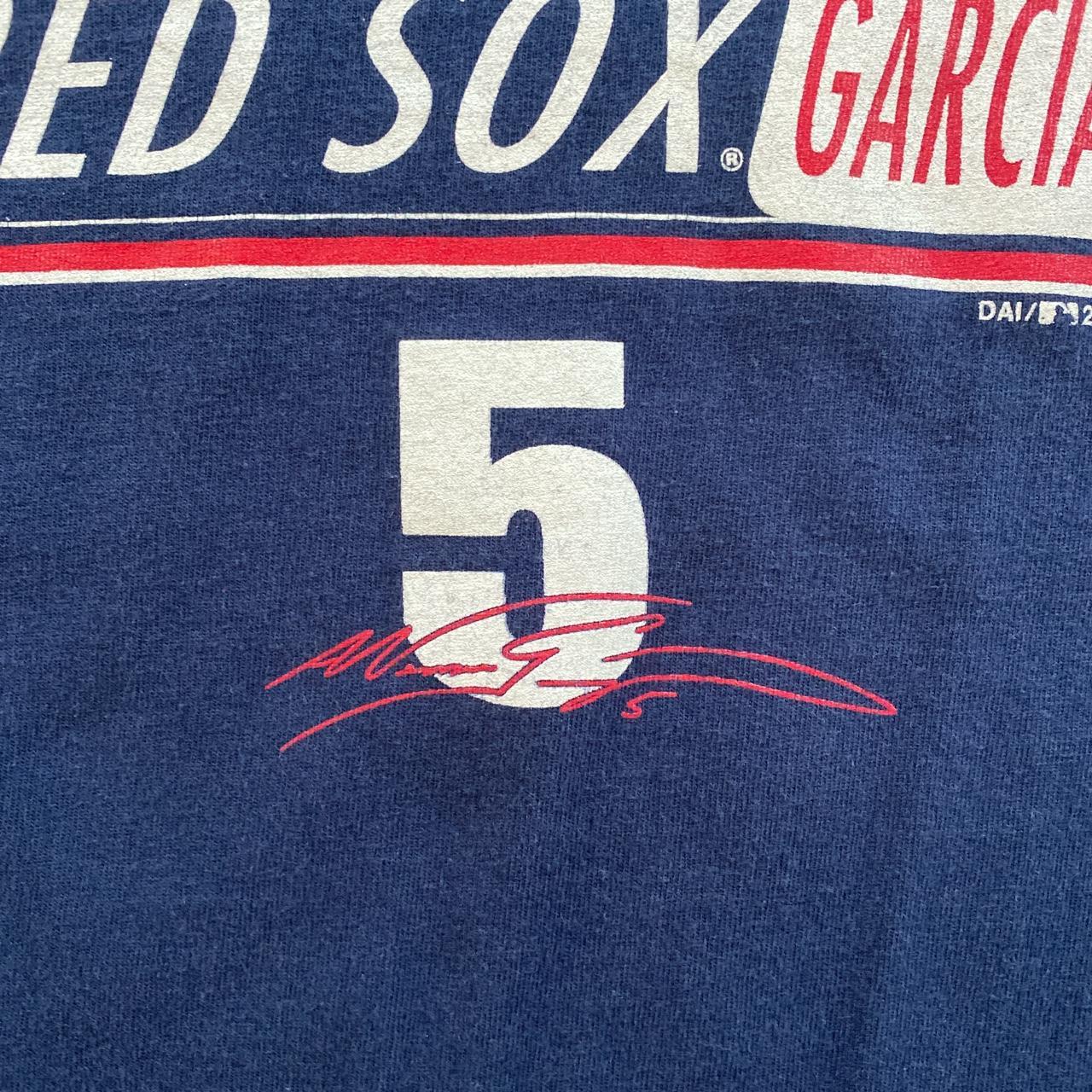 Vintage 2001 Boston Red Sox 3/4 sleeve T-shirt. - Depop