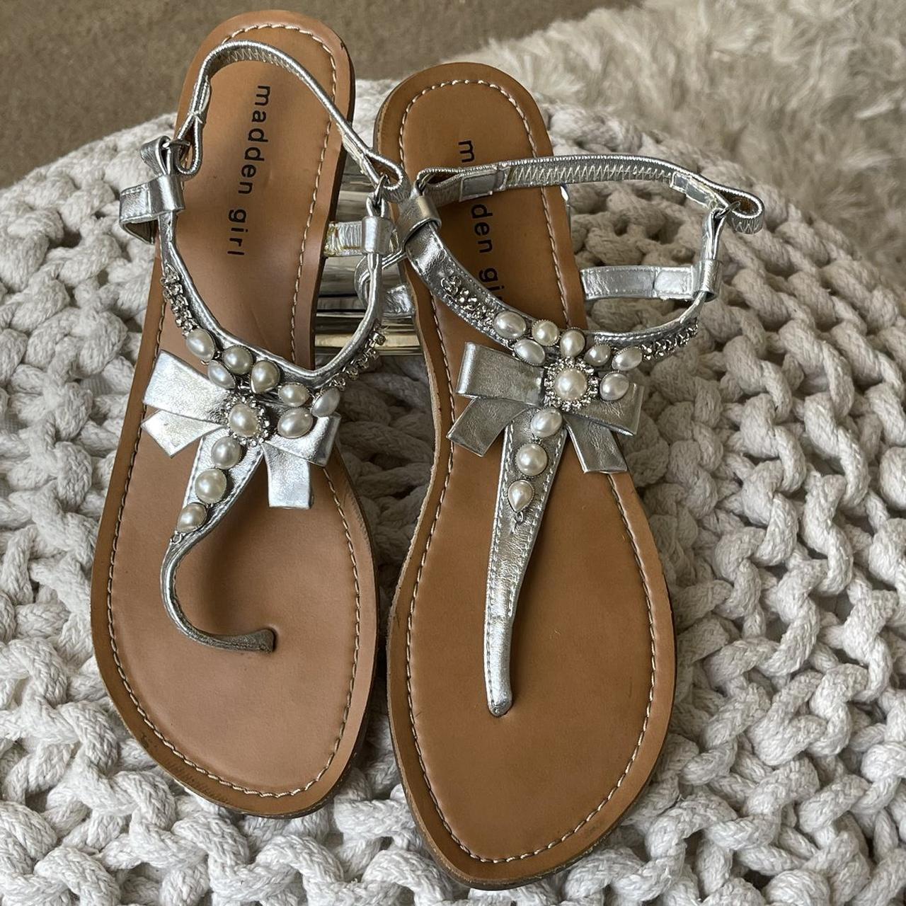 Steve madden grey on sale sandals