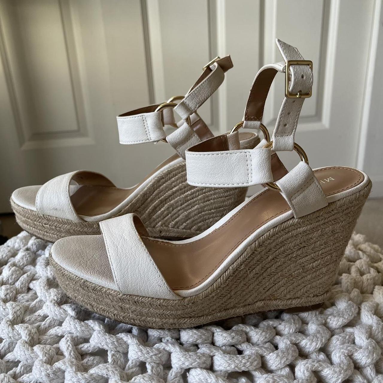 Merona Off White Wedges Sandals 7 Merona Wedges Depop 6672