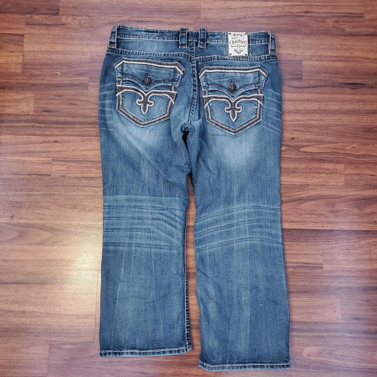 Vintage Rock revival jeans Good condition ((DO NOT... - Depop