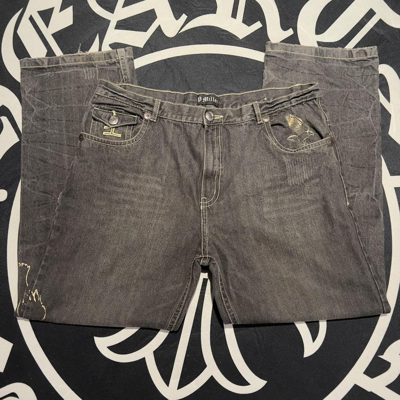 American Vintage Men's Grey Jeans Depop