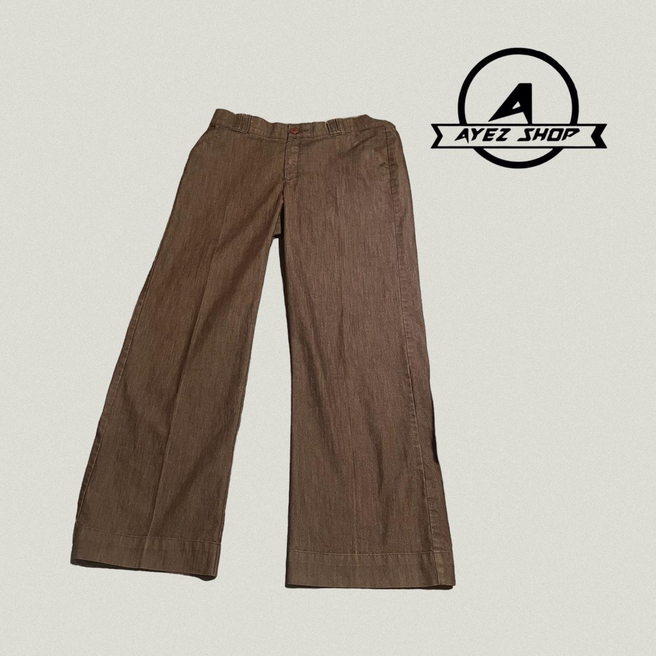 Lee dress pants Dope pair of pants Brown color - Depop